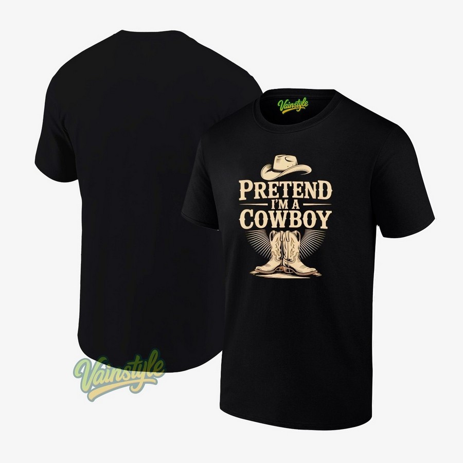 Pretend i’m a cowboy funny western halloween costume party T-Shirt Pretend i’m a cowboy funny western halloween costume party T-Shirt