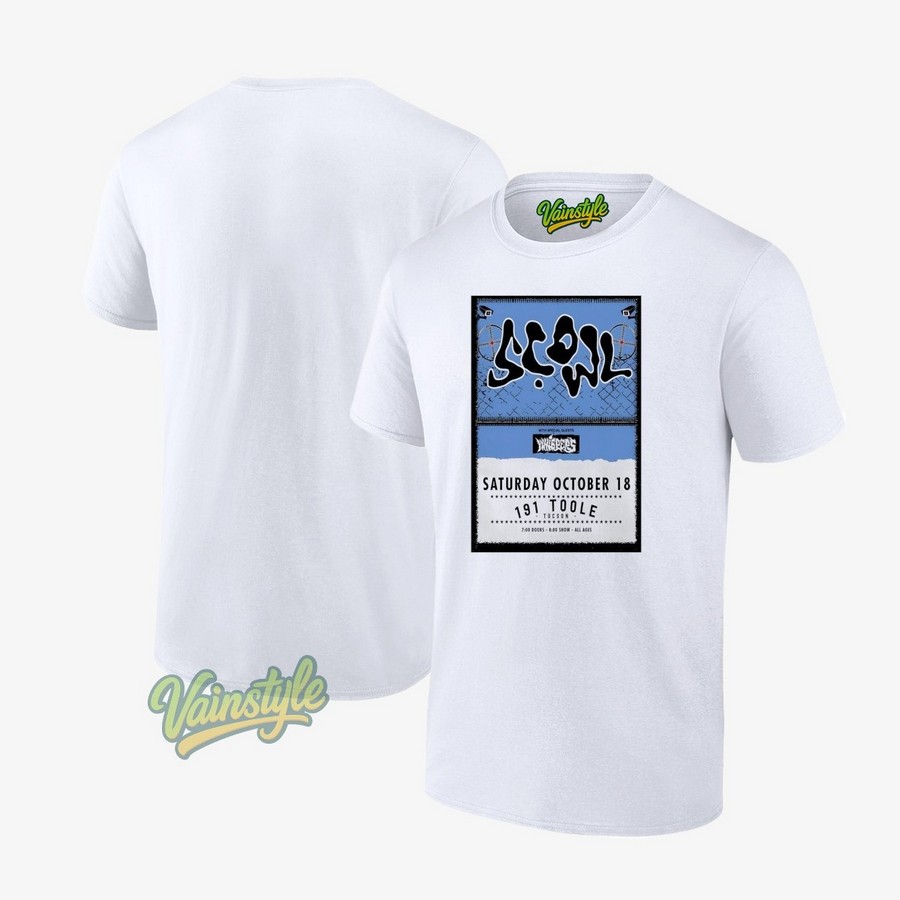 Scowl 191 Toole Tucson 2025 Poster T-Shirt Scowl 191 Toole Tucson 2025 Poster T-Shirt