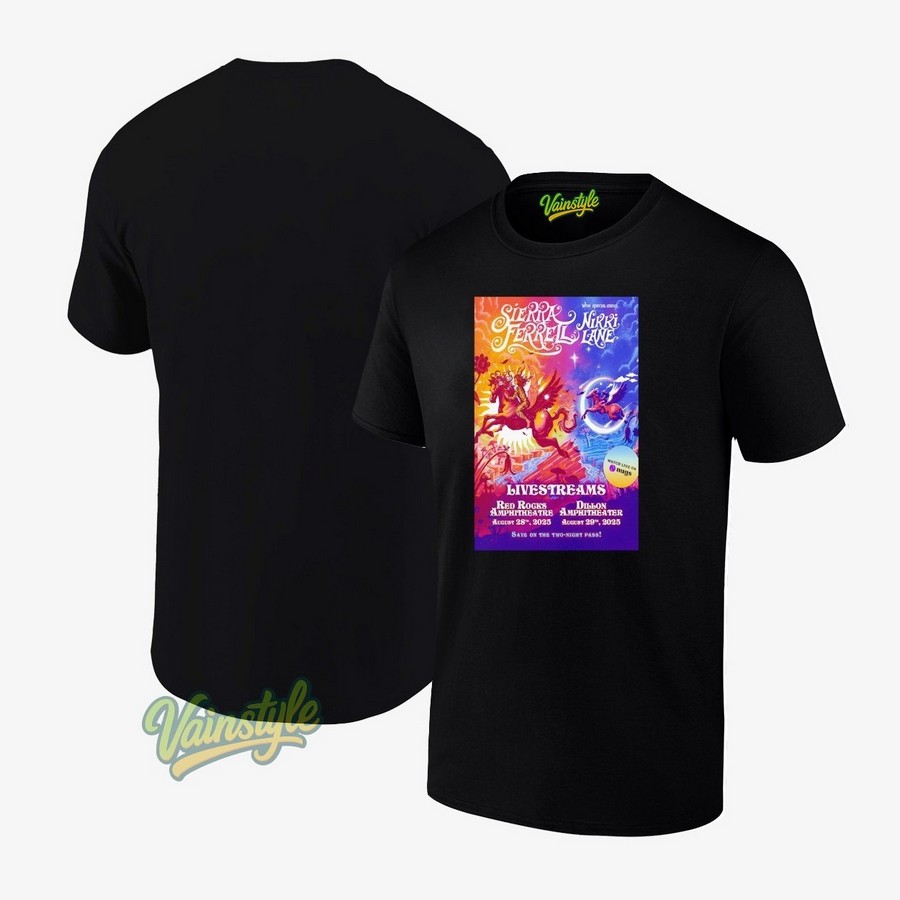 Sierra Ferrell Aug 29 2025 Dillon CO Poster T-Shirt Sierra Ferrell Aug 29 2025 Dillon CO Poster T-Shirt