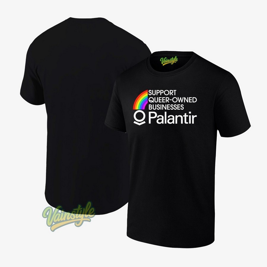 Support Queer-Owned Businesses Palantir T-Shirt Support Queer-Owned Businesses Palantir T-Shirt