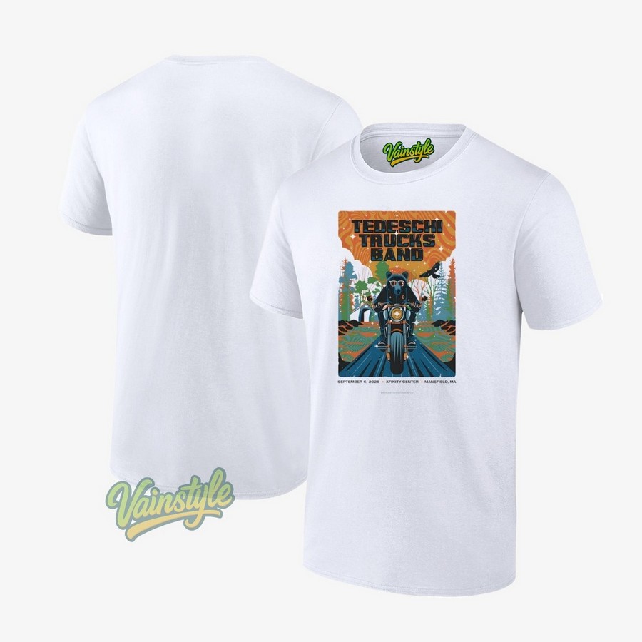 Tedeschi Trucks Band Mansfield MA Tour 06 Sep 2025 Xfinity center Mansfield MA poster T-Shirt Tedeschi Trucks Band Mansfield MA Tour 06 Sep 2025 Xfinity center Mansfield MA poster T-Shirt