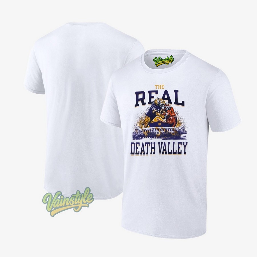 The real Death Valley Louisiana State University LSU x Tiger Stadium mascot T-Shirt The real Death Valley Louisiana State University LSU x Tiger Stadium mascot T-Shirt