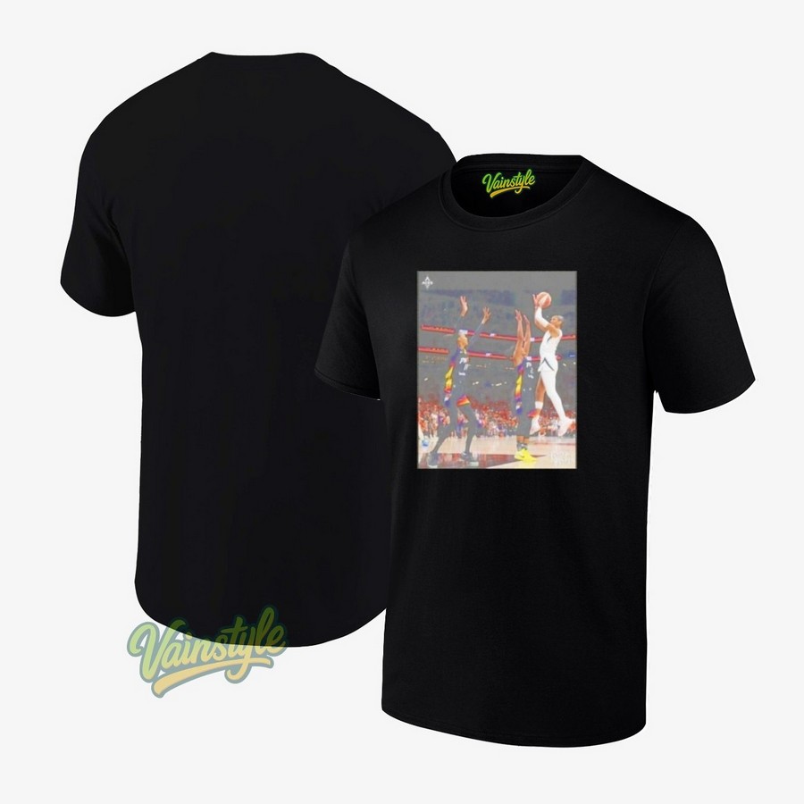 Aja Wilson Hang It In The Louvre Basketball T-Shirt Aja Wilson Hang It In The Louvre Basketball T-Shirt