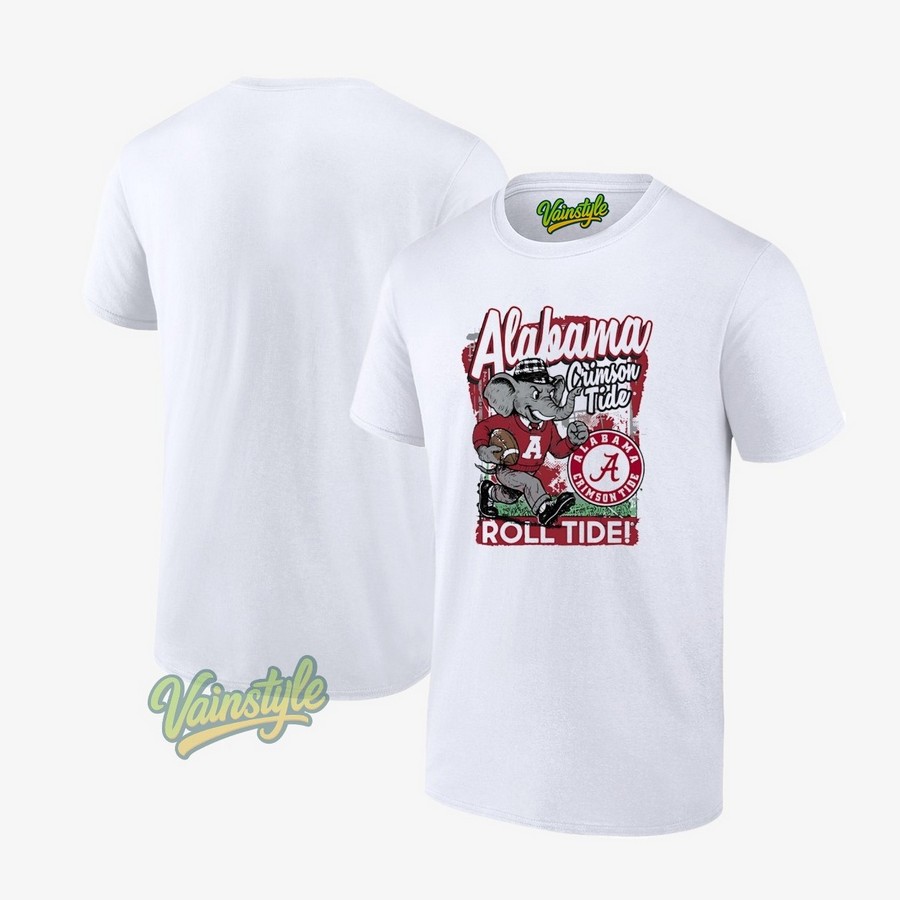 Alabama Crimson Tide Running Roll Tide 2025 T-Shirt Alabama Crimson Tide Running Roll Tide 2025 T-Shirt