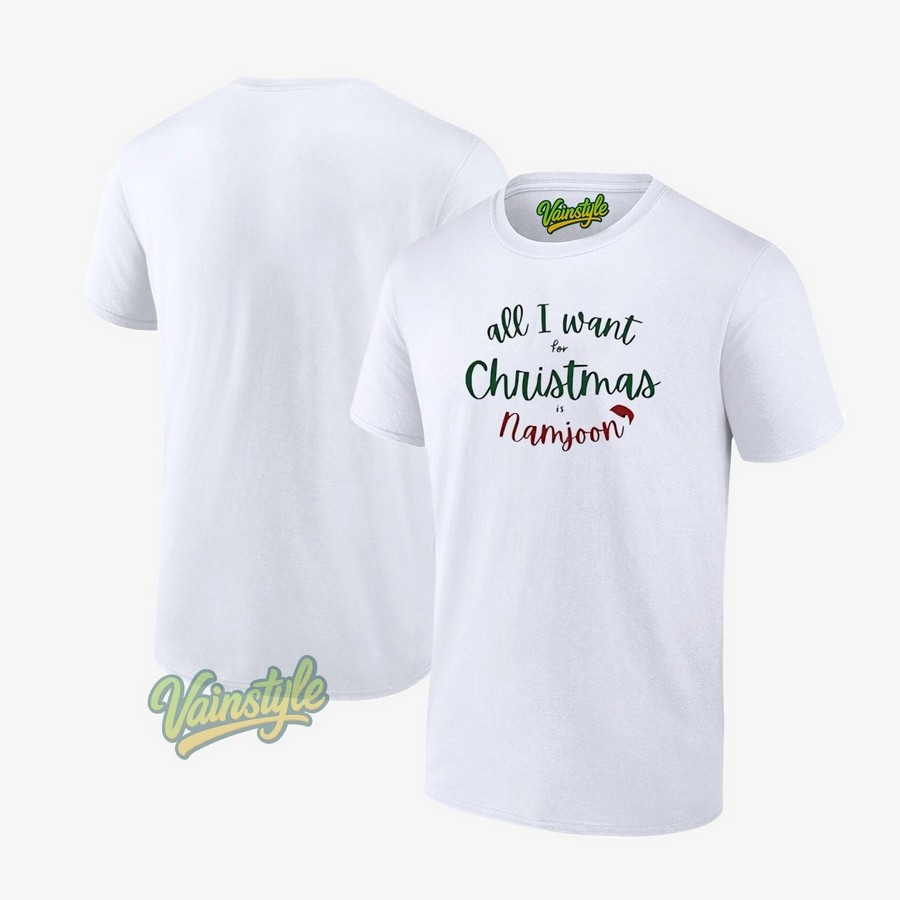 All I Want For Christmas Namjoon T-Shirt All I Want For Christmas Namjoon T-Shirt