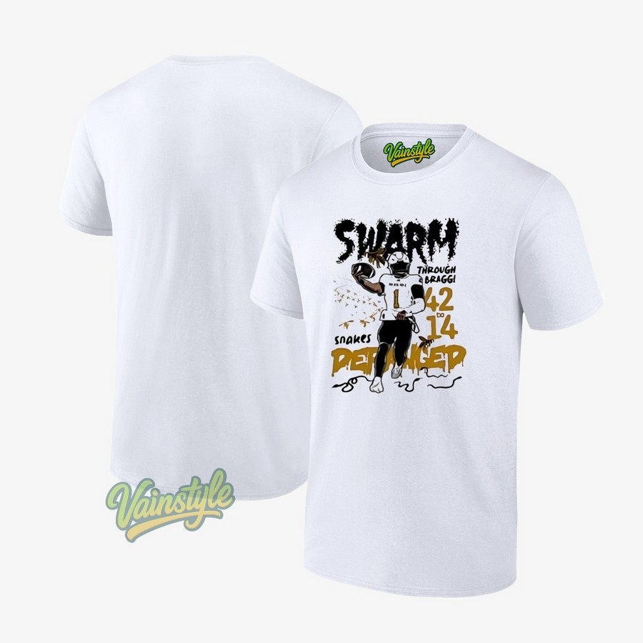 Andrew Body Alabama State Hornets Football Swarm Through Bragg Snakes Peraged T-Shirt Andrew Body Alabama State Hornets Football Swarm Through Bragg Snakes Peraged T-Shirt