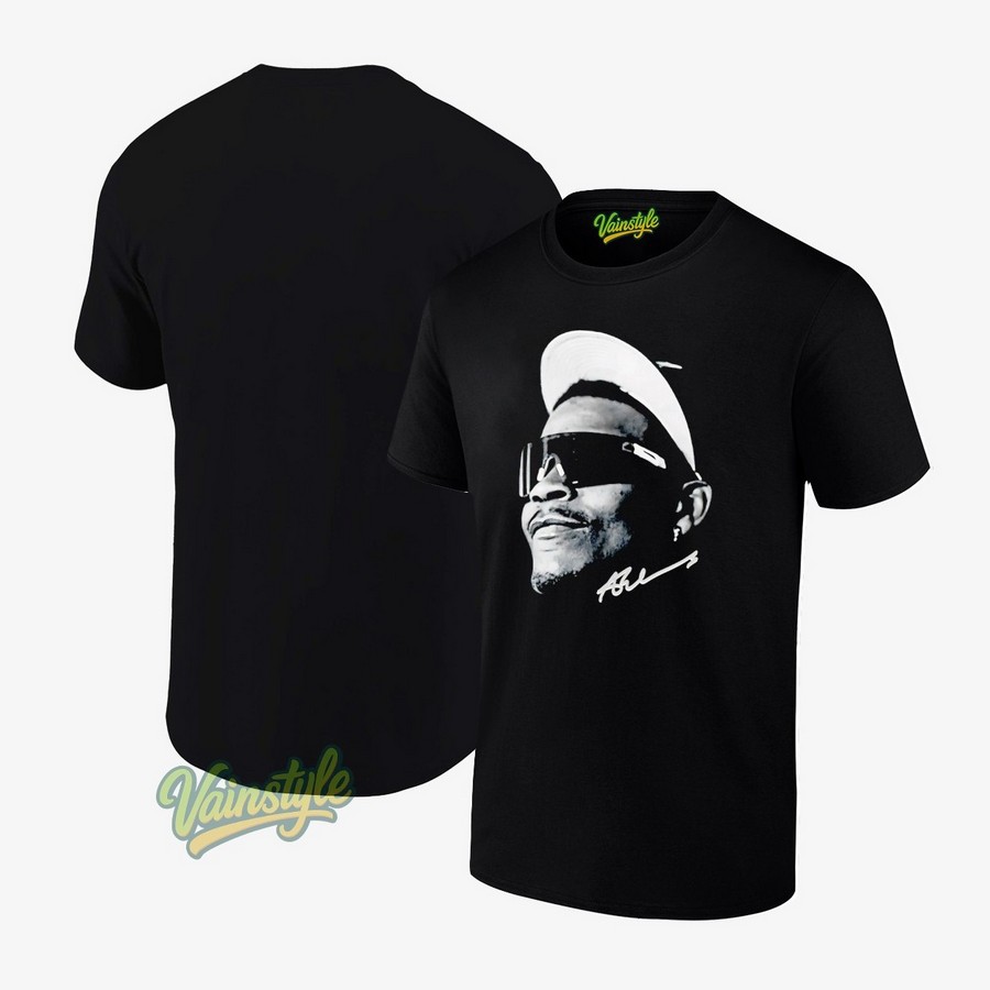 Anthony Edwards Wearing Sunglasses Signature T-Shirt Anthony Edwards Wearing Sunglasses Signature T-Shirt