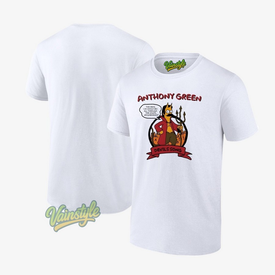 Anthony Green Devils Song The Devil Cri Diddly Ies T-Shirt Anthony Green Devils Song The Devil Cri Diddly Ies T-Shirt