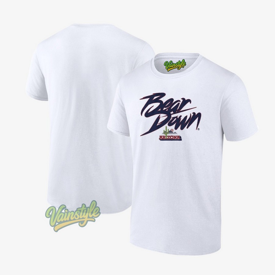 Arizona Wildcats Bear Down Cactus Logo T-Shirt Arizona Wildcats Bear Down Cactus Logo T-Shirt