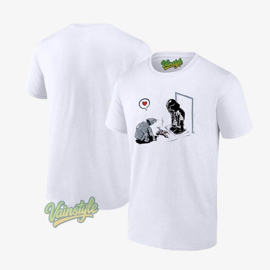 At-At And Darth Vader Star Wars T-Shirt At-At And Darth Vader Star Wars T-Shirt