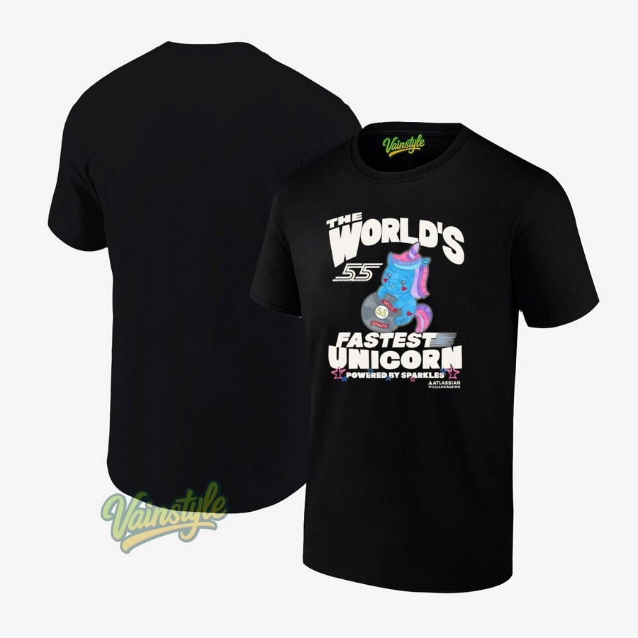 Atlassian Williams Racing World’s Fastest Unicorn T-Shirt Atlassian Williams Racing World’s Fastest Unicorn T-Shirt