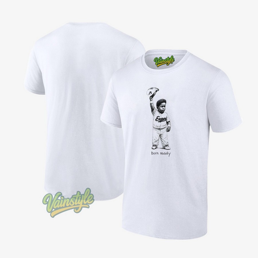 Baby Vladimir Guerrero Jr Born Ready Toronto Blue Jays Baseball T-Shirt