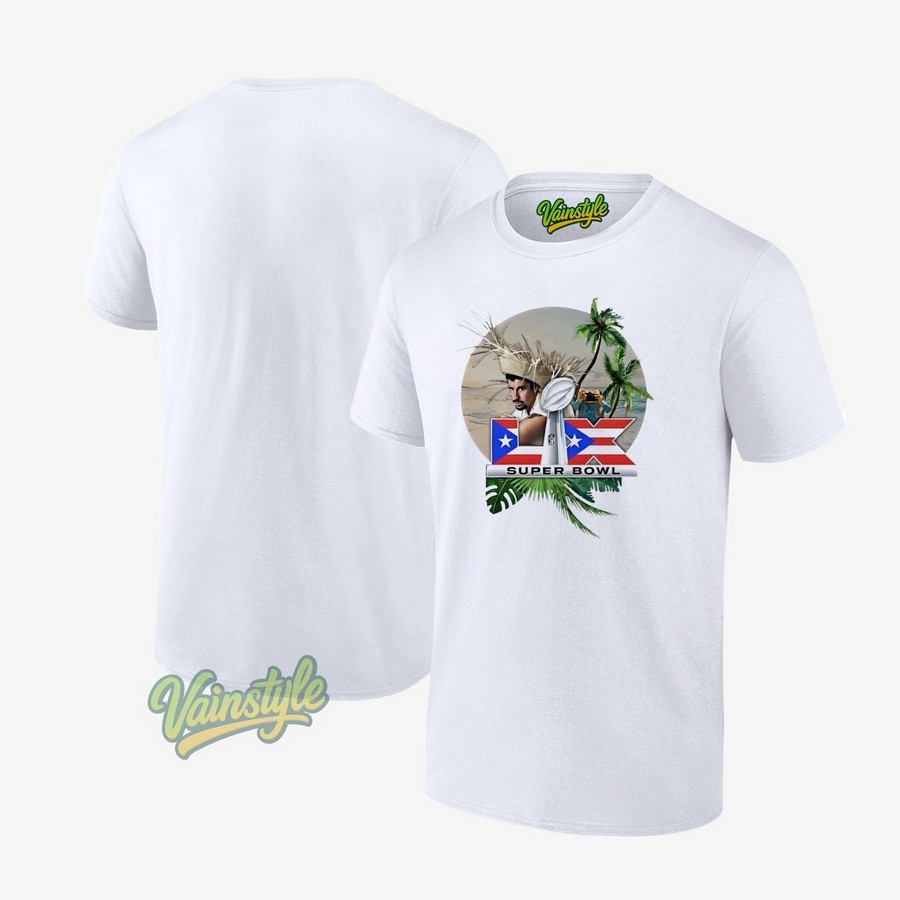 Bad Bunny Super Bowl 2026 T-Shirt Bad Bunny Super Bowl 2026 T-Shirt