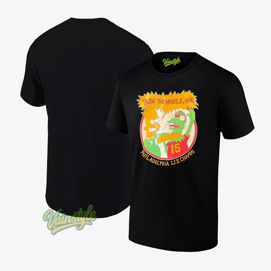 Bart Blow The Whistle Man Philadelphia Eagles Lix Champs X Patrick Mahomes T-Shirt Bart Blow The Whistle Man Philadelphia Eagles Lix Champs X Patrick Mahomes T-Shirt
