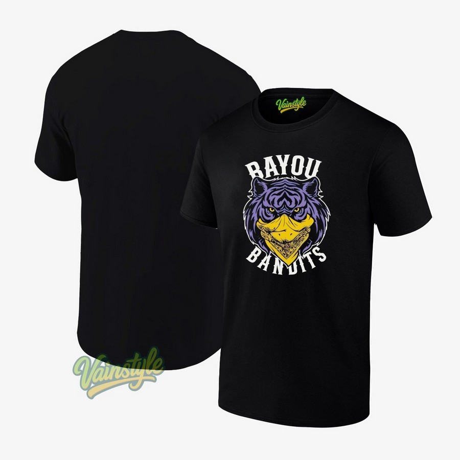 Bayou Bandits Lsu Tigers Logo T-Shirt