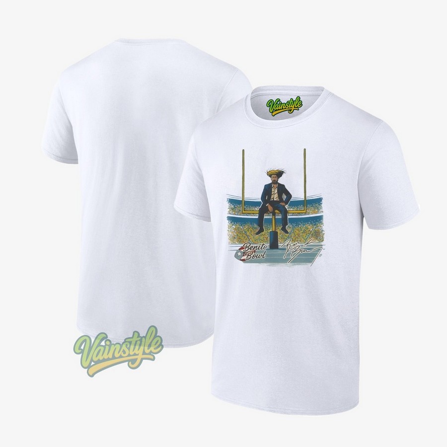 Benito Bowl Bad Bunny Music Football T-Shirt Benito Bowl Bad Bunny Music Football T-Shirt