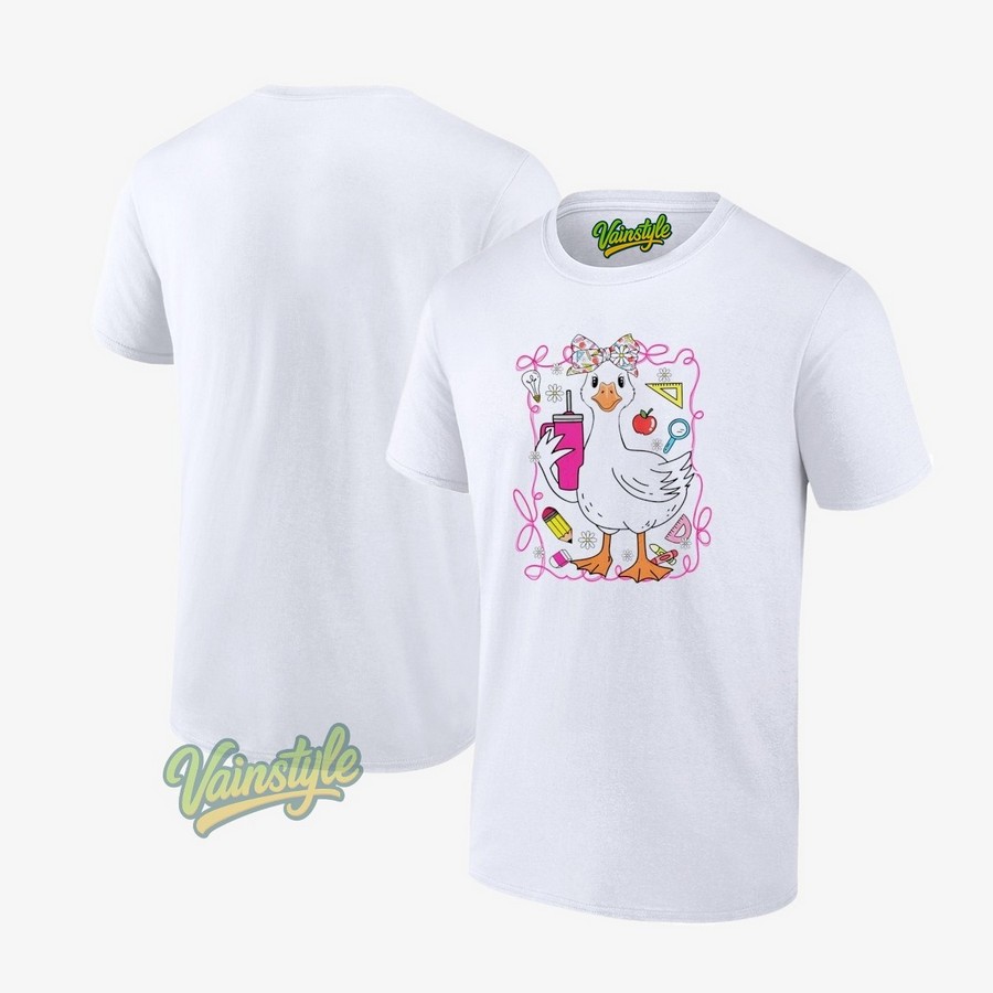 Brooke And Bear Back To School Goose T-Shirt Brooke And Bear Back To School Goose T-Shirt