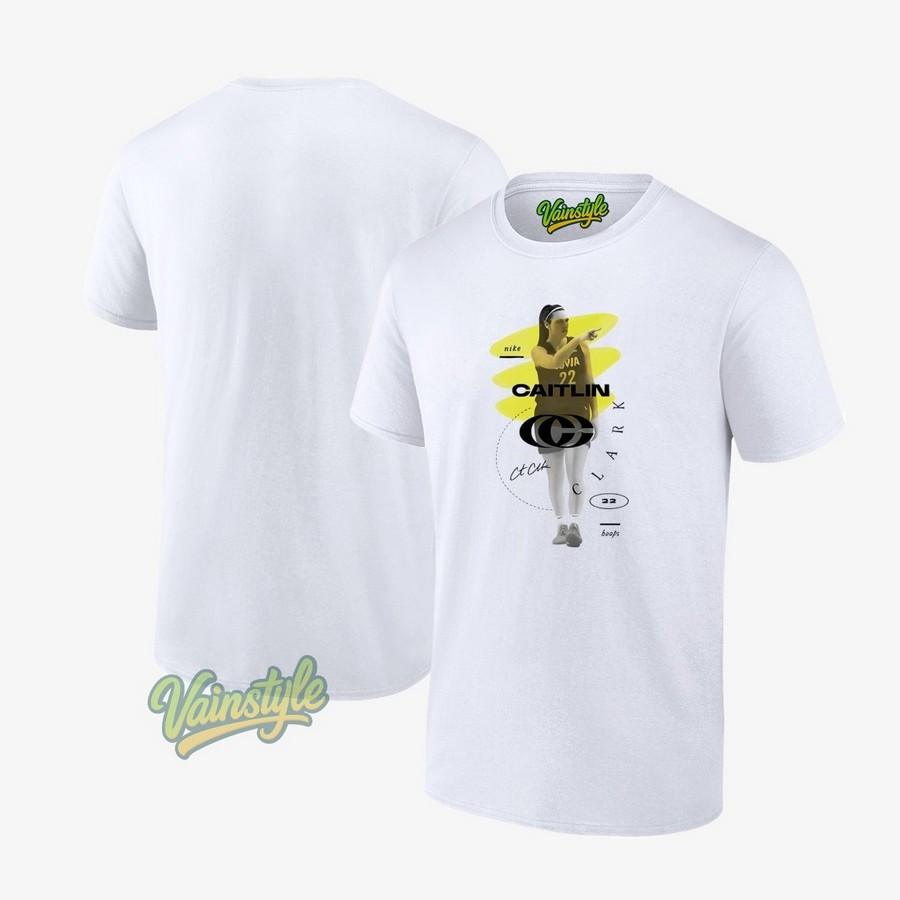 Caitlin Clark Indiana Fever Basketball Signature Logo T-Shirt