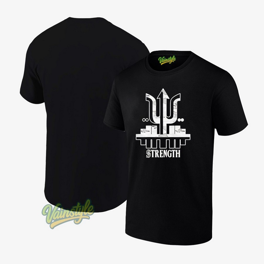 Cal Raleigh Strength Seattle Mariners Baseball T-Shirt Cal Raleigh Strength Seattle Mariners Baseball T-Shirt
