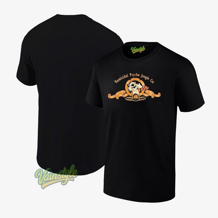 Calvin And Hobbes Homicidal Psycho Jungle Cat T-Shirt Calvin And Hobbes Homicidal Psycho Jungle Cat T-Shirt
