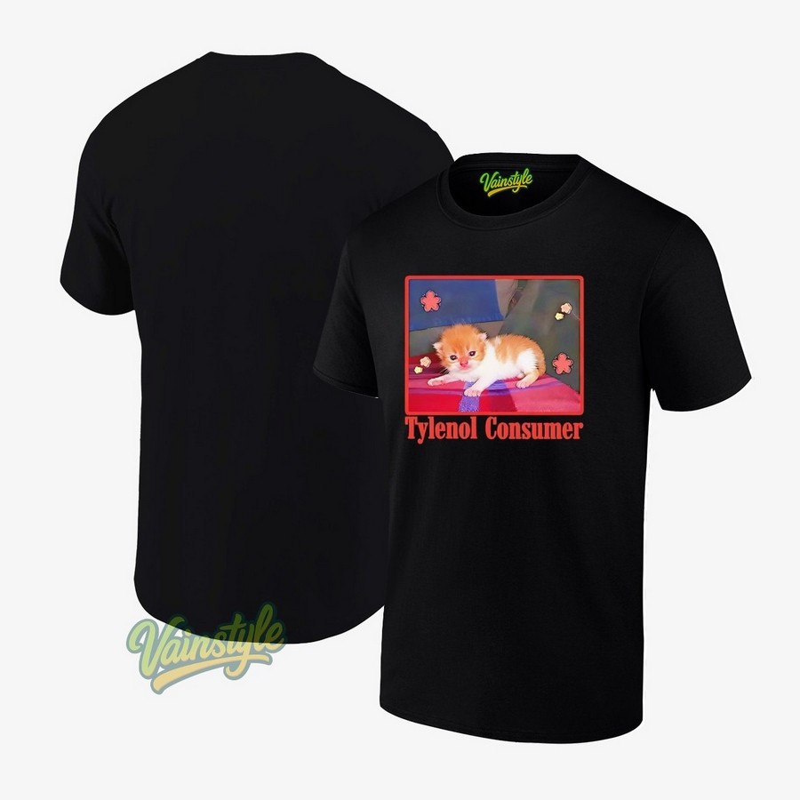Cat Tylenol Consumer T-Shirt Cat Tylenol Consumer T-Shirt