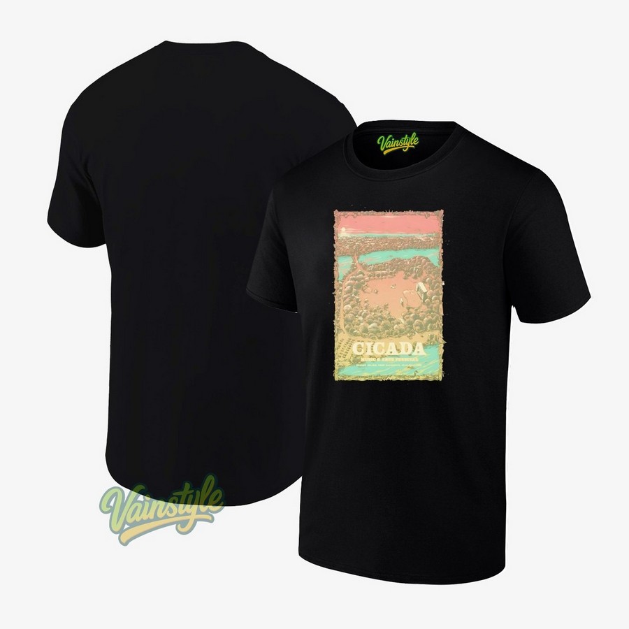 Cicada Music And Arts Festival Henley Island St Catharines On Oct 3-4 2025 Poster T-Shirt Cicada Music And Arts Festival Henley Island St Catharines On Oct 3-4 2025 Poster T-Shirt