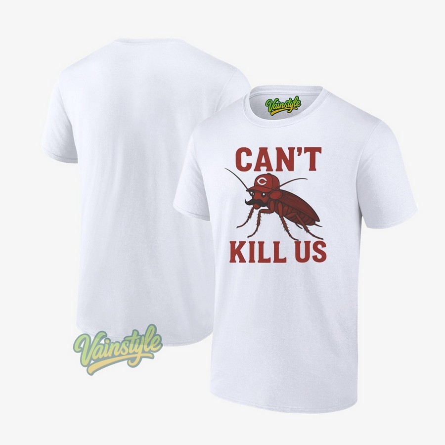 Cincinnati Reds Mascot Can’t Kill Us Baseball T-Shirt