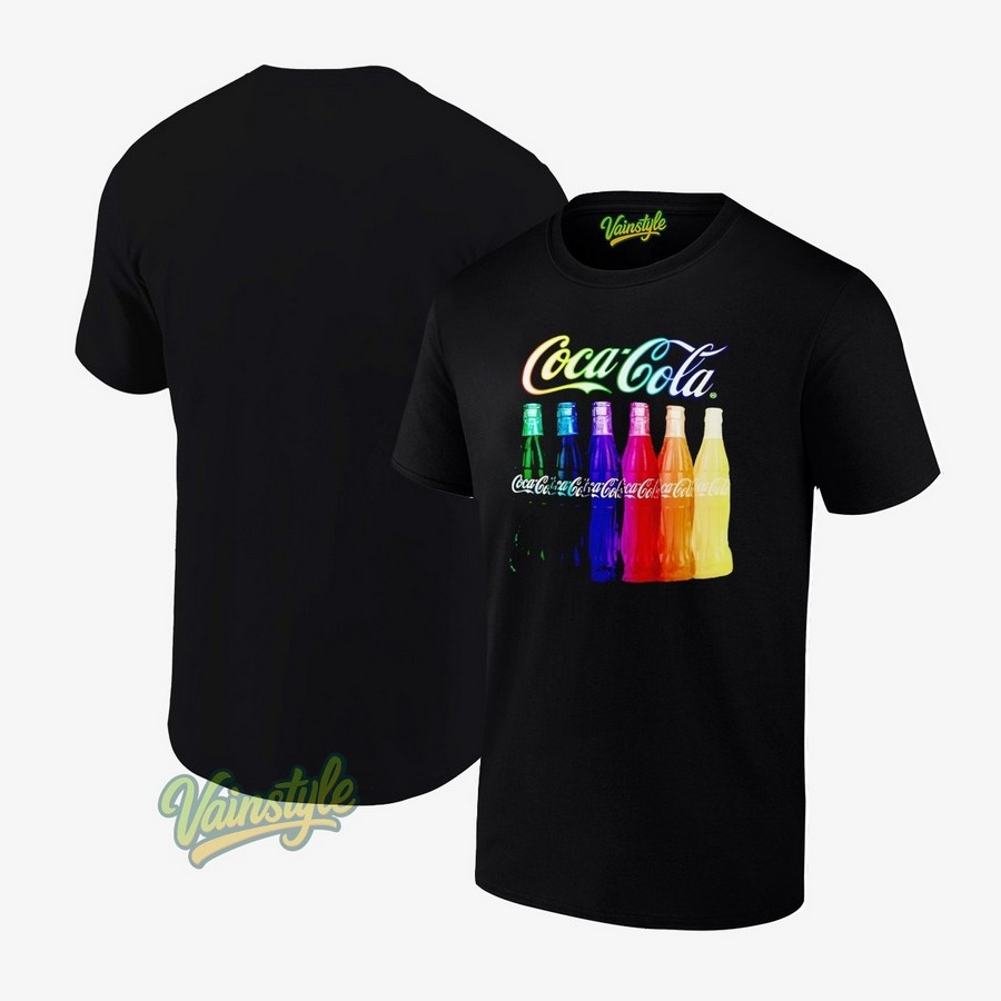 Coca-Cola Rainbow Multi Bottles T-Shirt