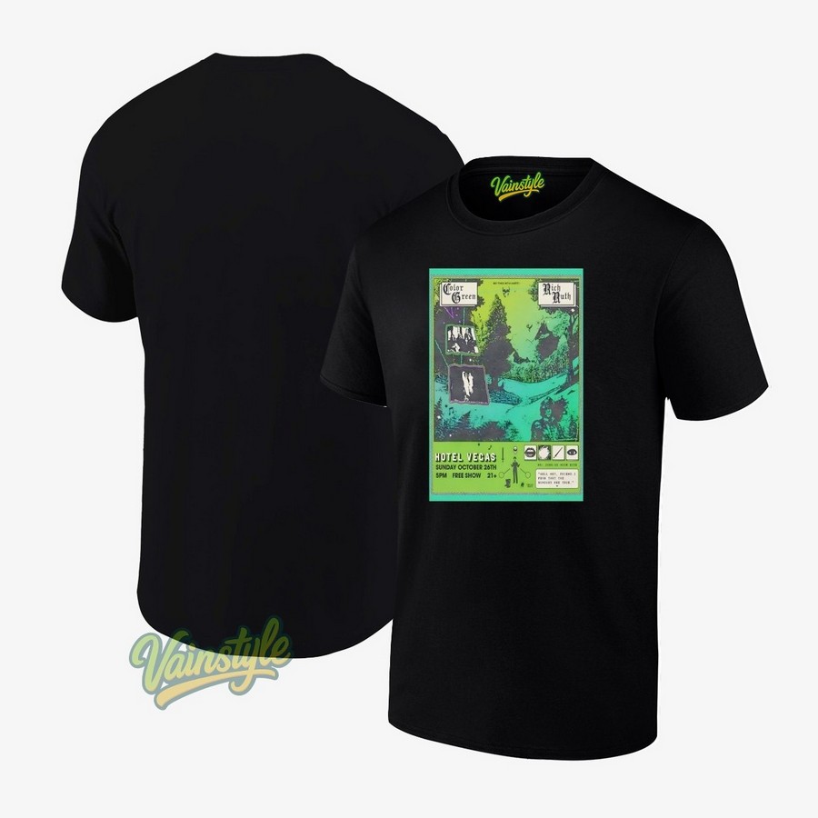 Color Green Mohawk Indoor Austin Texas Poster T-Shirt Color Green Mohawk Indoor Austin Texas Poster T-Shirt