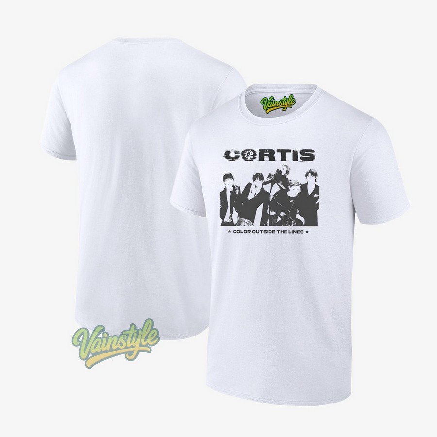 Cortis Band K-Pop Color Outside The Lines T-Shirt Cortis Band K-Pop Color Outside The Lines T-Shirt