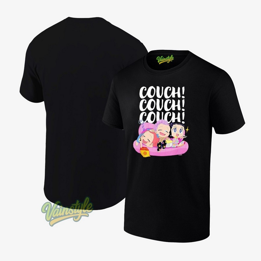 Couch Couch Couch Mira Rumi And Zoey K-Pop Demon Hunters T-Shirt Couch Couch Couch Mira Rumi And Zoey K-Pop Demon Hunters T-Shirt