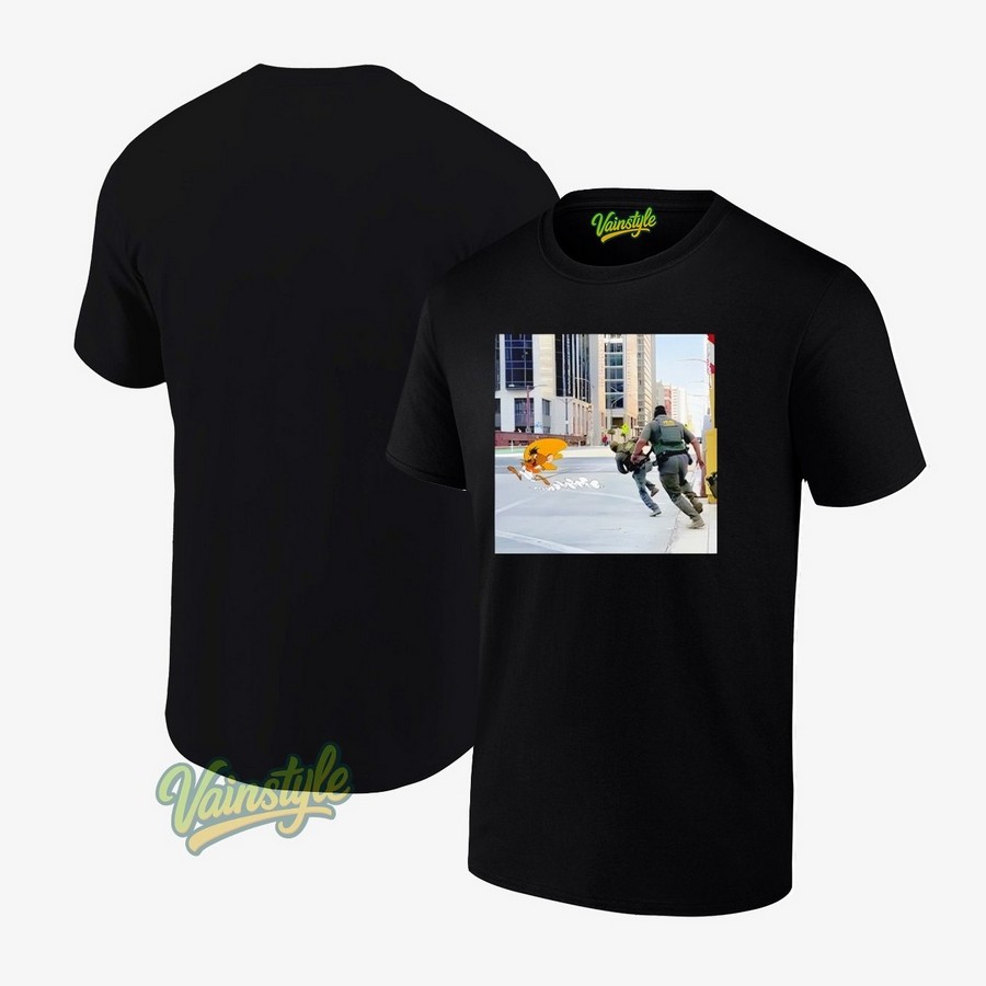 Cyclist Taunting Ice Agents T-Shirt Cyclist Taunting Ice Agents T-Shirt