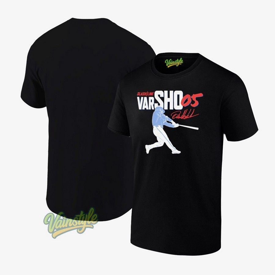 Daulton Varsho Toronto Blue Jays 05 Baseball Mlb Signature T-Shirt Daulton Varsho Toronto Blue Jays 05 Baseball Mlb Signature T-Shirt