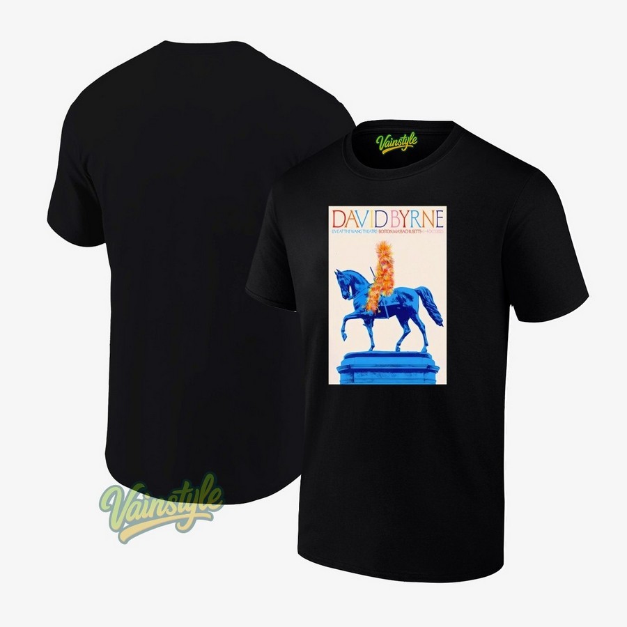David Byrne Oct 2-4 2025 Tour The Wang Theatre In Boston T-Shirt David Byrne Oct 2-4 2025 Tour The Wang Theatre In Boston T-Shirt