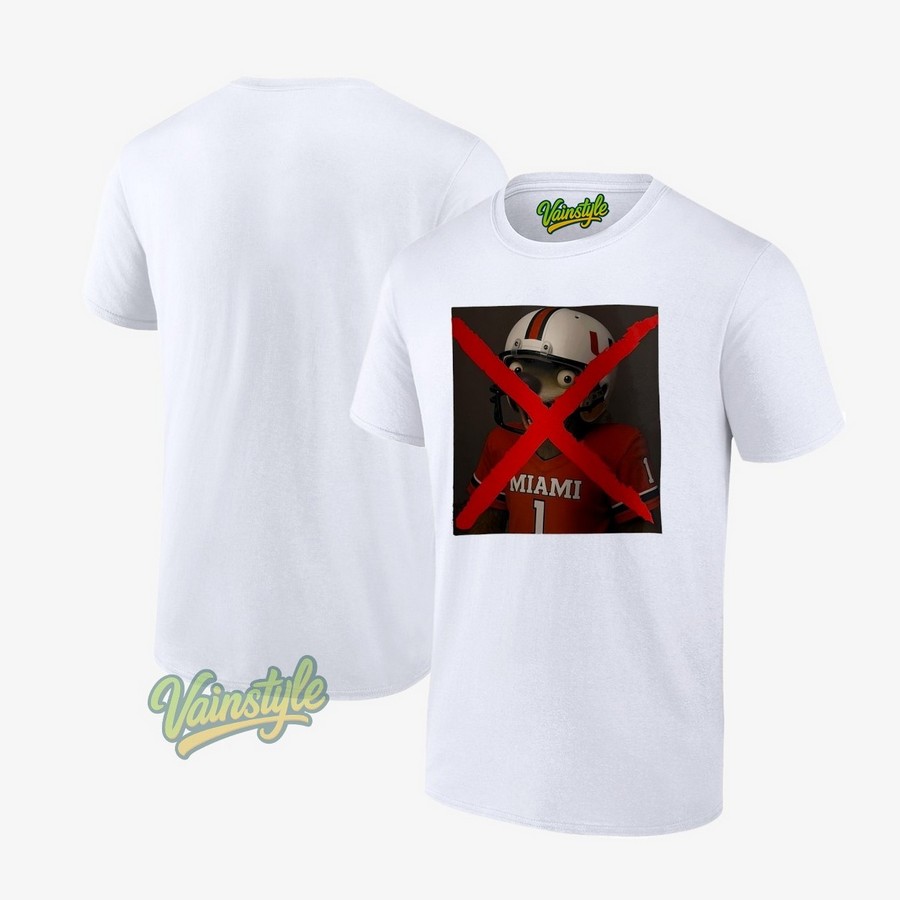 Dog Miami Hurricanes Football Caricature T-Shirt Dog Miami Hurricanes Football Caricature T-Shirt