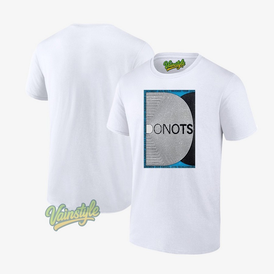 Donots Schwert Aus Holz Release Tour 2025 Poster T-Shirt Donots Schwert Aus Holz Release Tour 2025 Poster T-Shirt