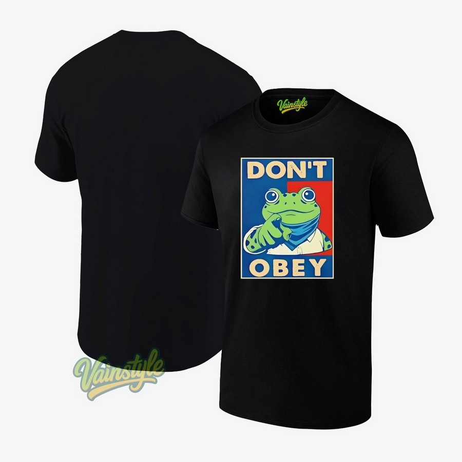 Don’t Obey Frog Graphic T-Shirt