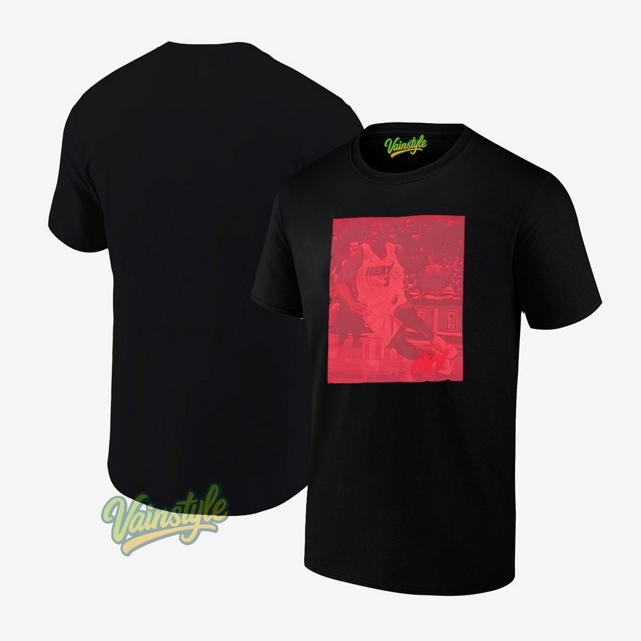 Dwyane Wade Jr. Miami Heat Basketball Nba T-Shirt Dwyane Wade Jr. Miami Heat Basketball Nba T-Shirt