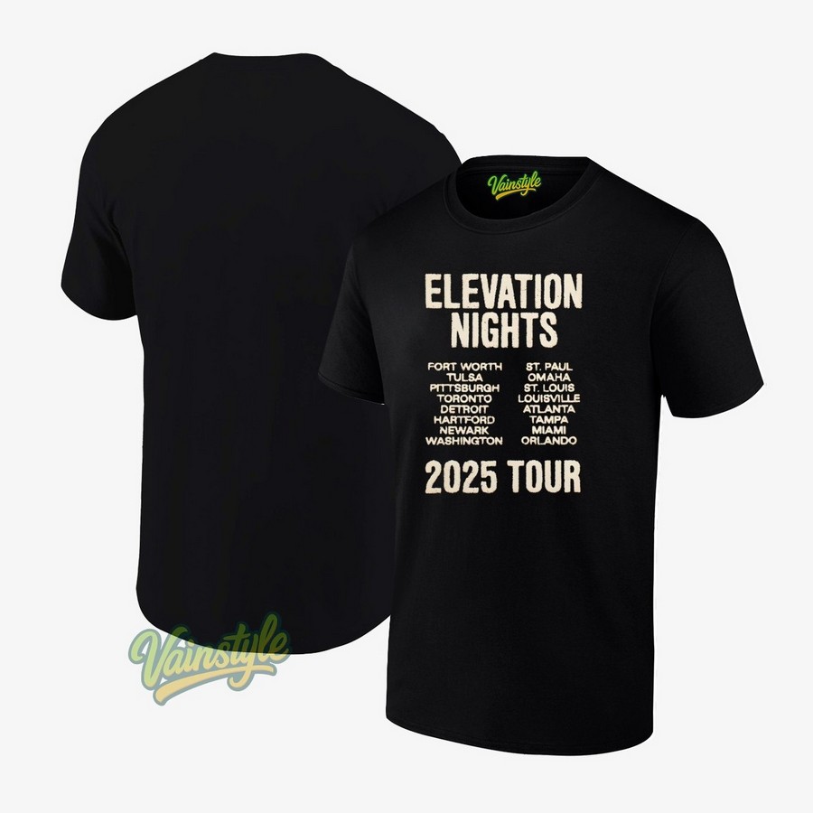 Elevation Nights Tour 2025 T-Shirt Elevation Nights Tour 2025 T-Shirt