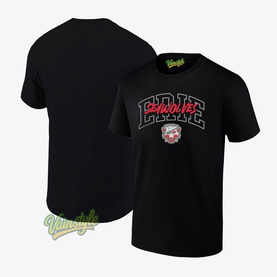 Erie Seawolves Baseball Halloween Logo T-Shirt