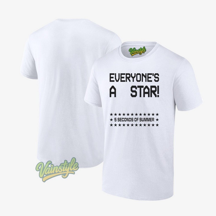 Everyone’s A Star 5 Seconds Of Summer T-Shirt Everyone’s A Star 5 Seconds Of Summer T-Shirt