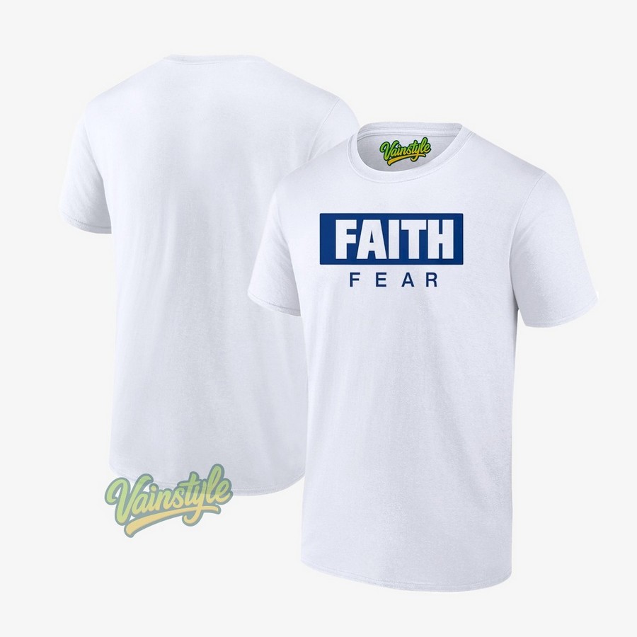 Faith Fear Byu Cougars T-Shirt Faith Fear Byu Cougars T-Shirt