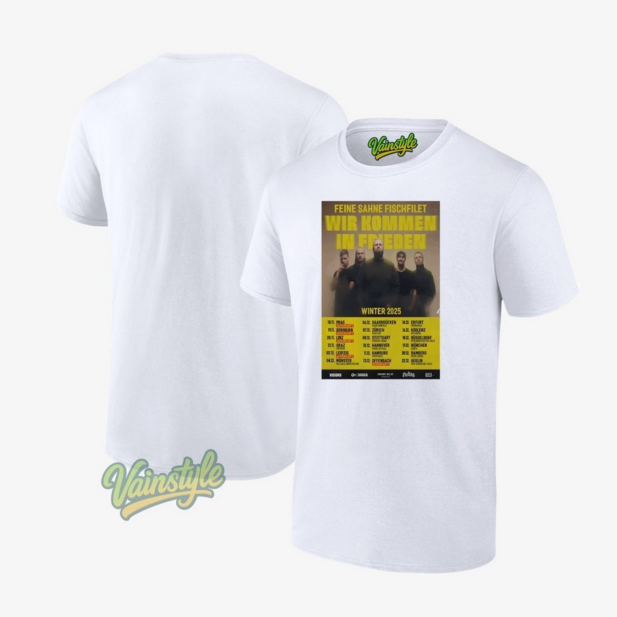 Feine Sahne Fischfilet Winter 2025 Tour Poster T-Shirt Feine Sahne Fischfilet Winter 2025 Tour Poster T-Shirt