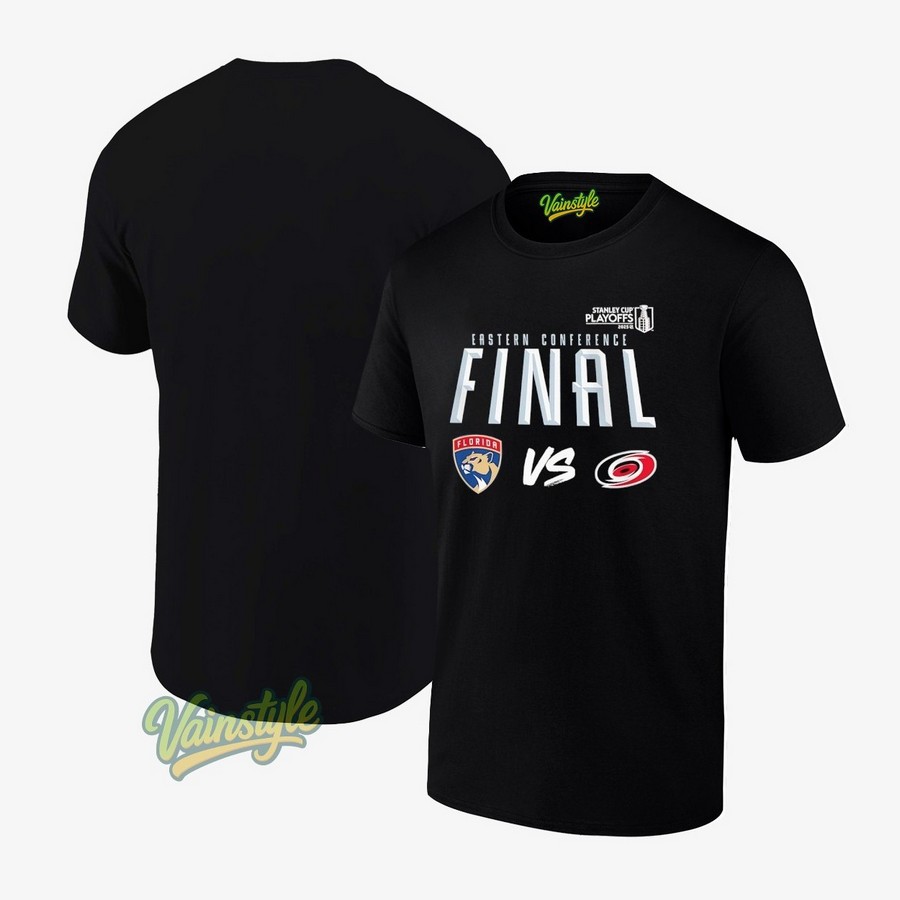 Florida Panthers Vs Carolina Hurricanes Eastern Conference Final 2025 T-Shirt Florida Panthers Vs Carolina Hurricanes Eastern Conference Final 2025 T-Shirt