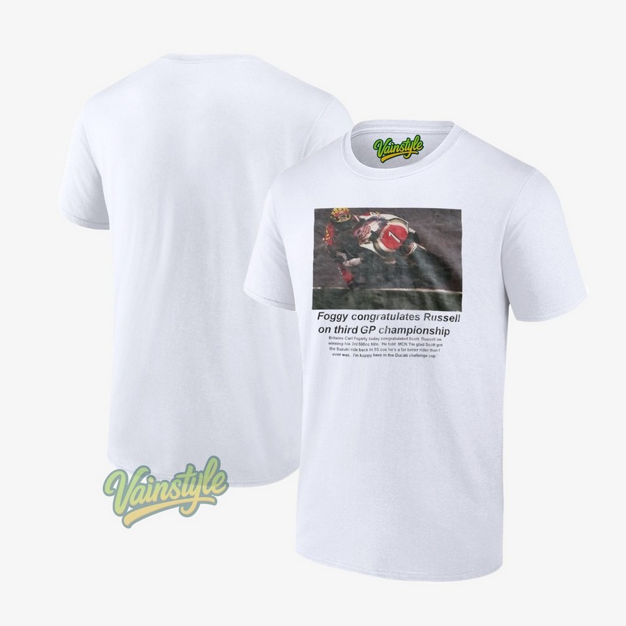 Fogarty Stated That Russell On Third Gp Championship T-Shirt Fogarty Stated That Russell On Third Gp Championship T-Shirt