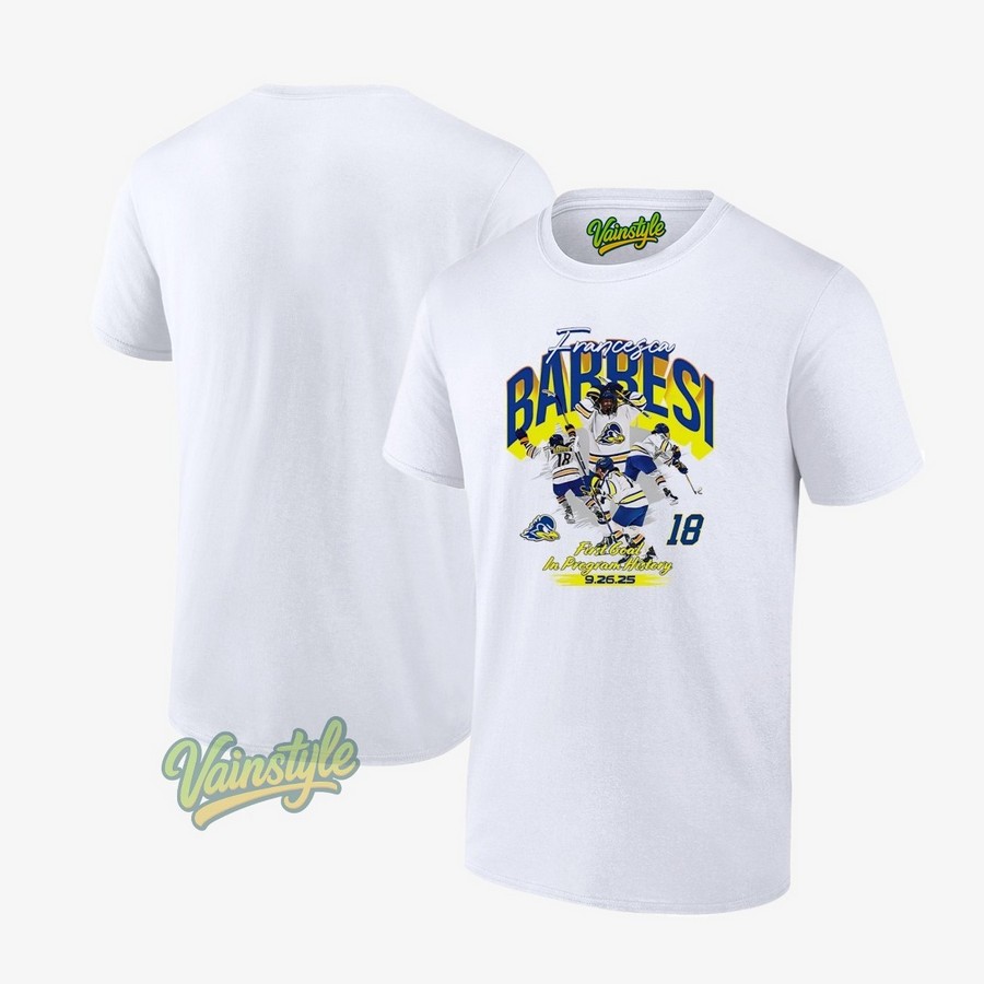 Francesca Barresi Delaware Ice Hockey First Goal In Program History 2025 T-Shirt