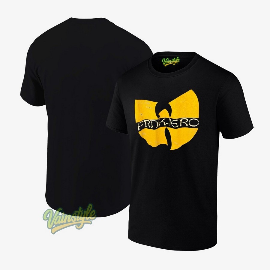 Frdk-Iero Style Wu-Tang Clan Logo T-Shirt