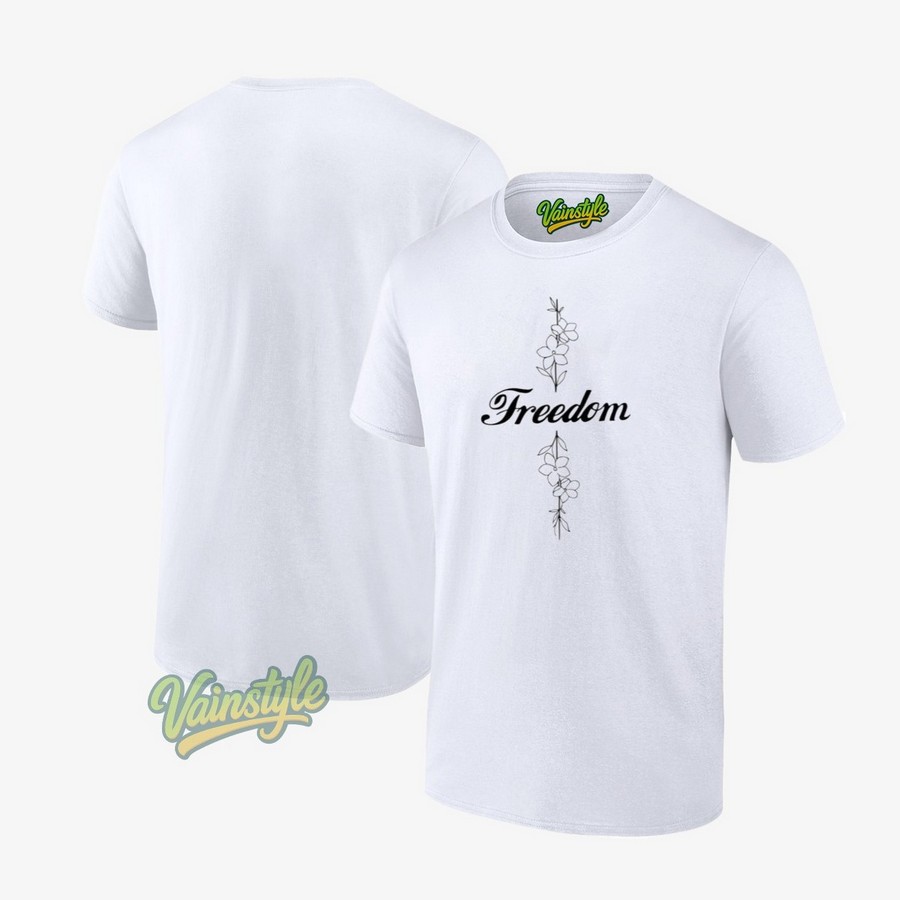 Freedom Commemorative Print T-Shirt Freedom Commemorative Print T-Shirt