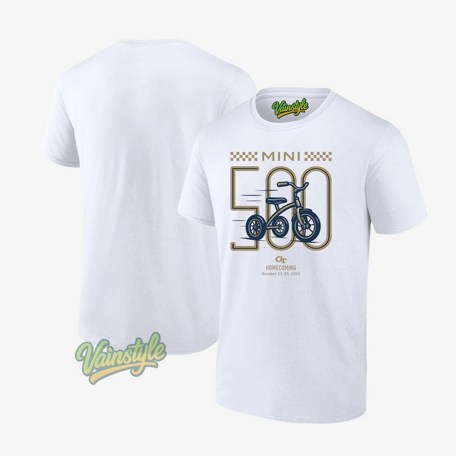 Georgia Tech Mini 500 Homecoming 2025 T-Shirt Georgia Tech Mini 500 Homecoming 2025 T-Shirt