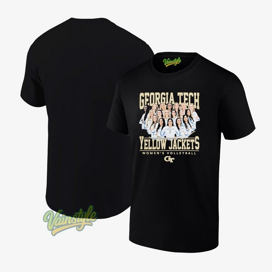 Georgia Tech Yellow Jackets 2025-2026 Women’s Volleyball Team T-Shirt